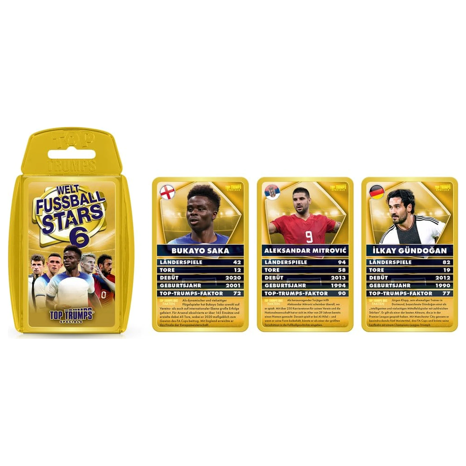 World Football Stars 6 Kartová hra Top Trumps *German Version* produktová fotografia
