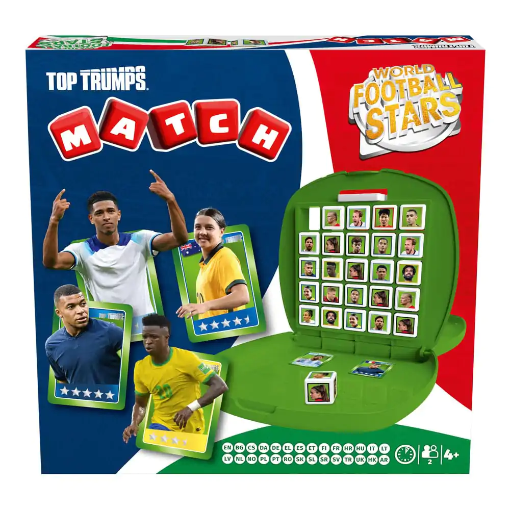 World football stars Top Trumps Match - The Crazy Cube Game zelená verzia - Stolová hra produktová fotografia