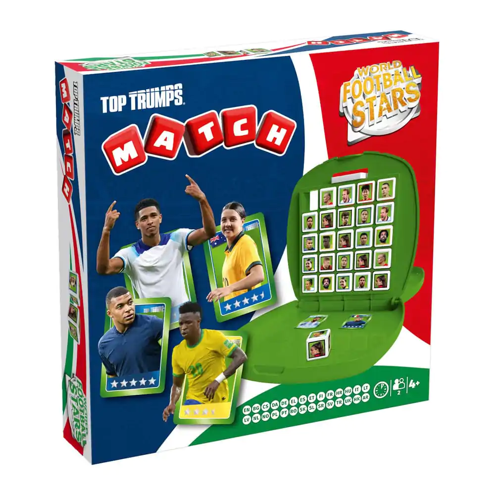 World football stars Top Trumps Match - The Crazy Cube Game zelená verzia - Stolová hra produktová fotografia