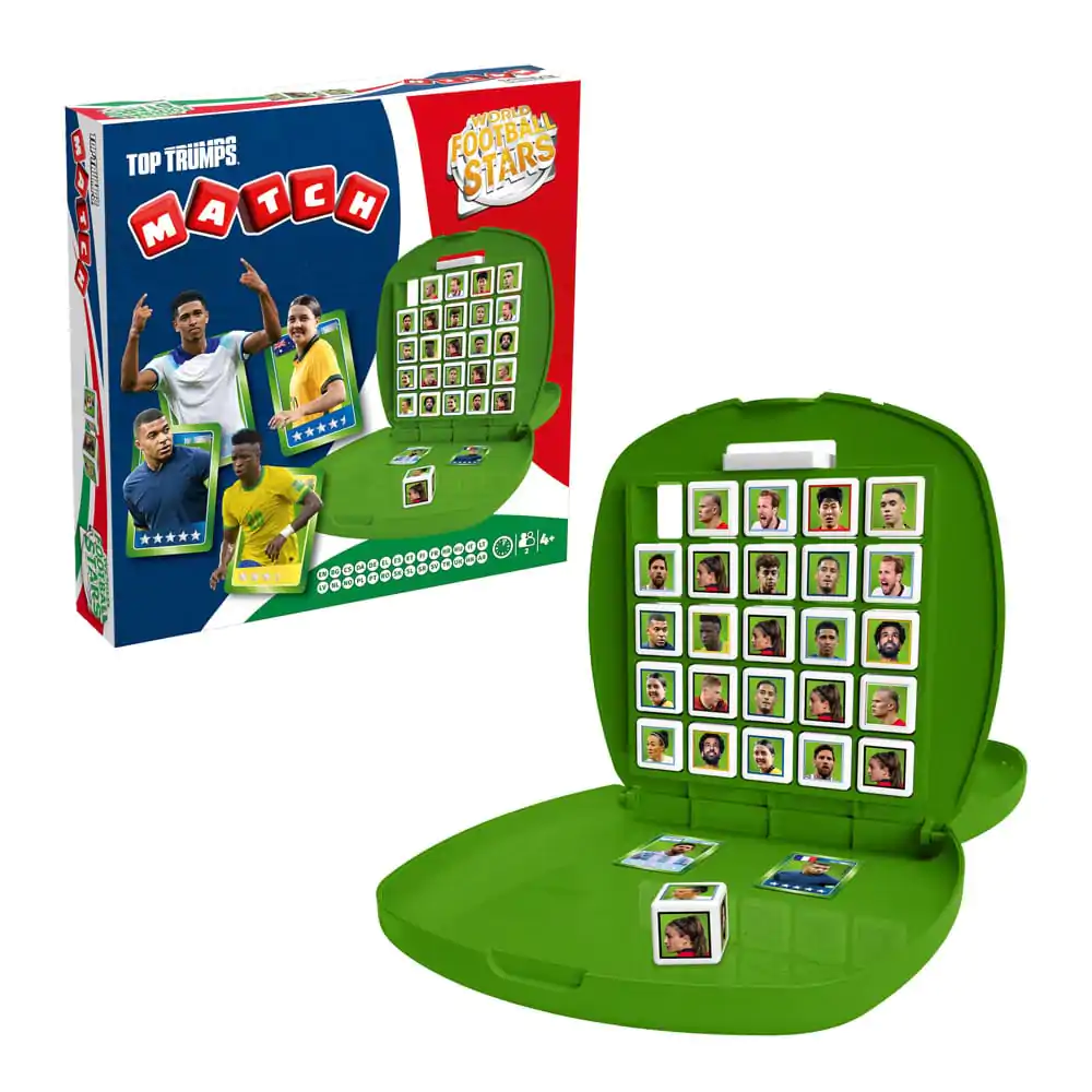 World football stars Top Trumps Match - The Crazy Cube Game zelená verzia - Stolová hra produktová fotografia