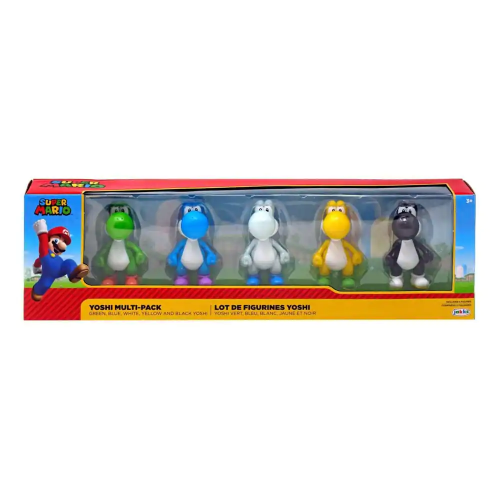 World of Nintendo Super Mario Mini Figure 5-Pack Super Mario Wiggler, Mario und Luigi 6 cm termékfotó