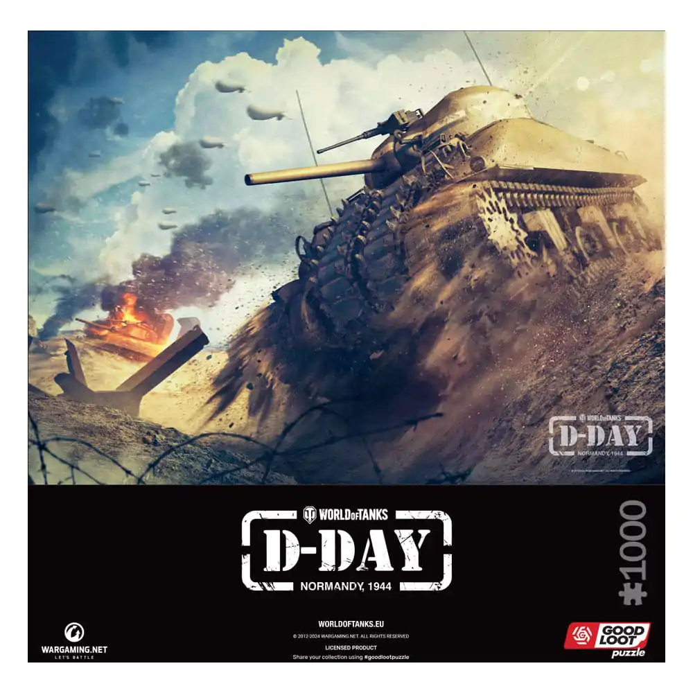 World of Tanks Gaming Puzzle Deň D (1000 dielikov) produktová fotografia