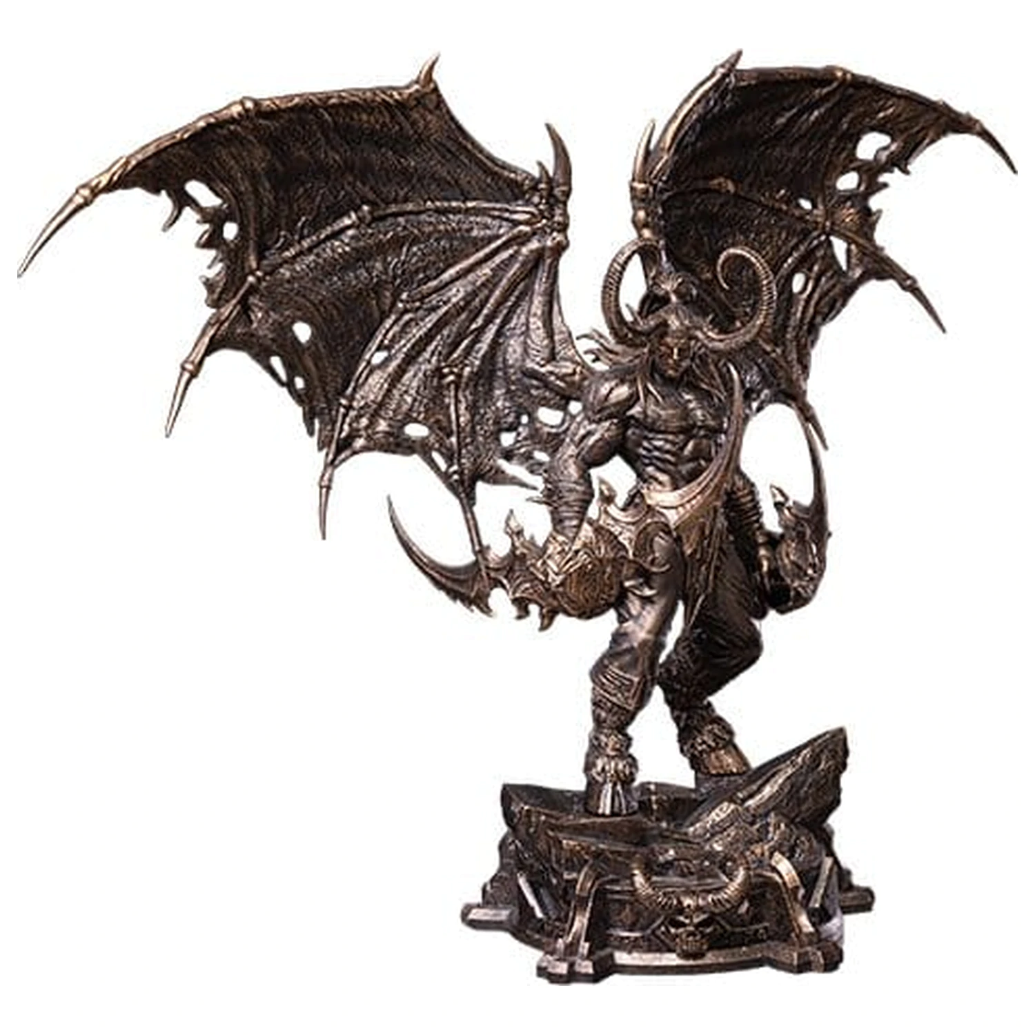 World of Warcraft 1/10 mierky socha Illidan Stormrage (bronzovej farby) 34 cm produktová fotografia