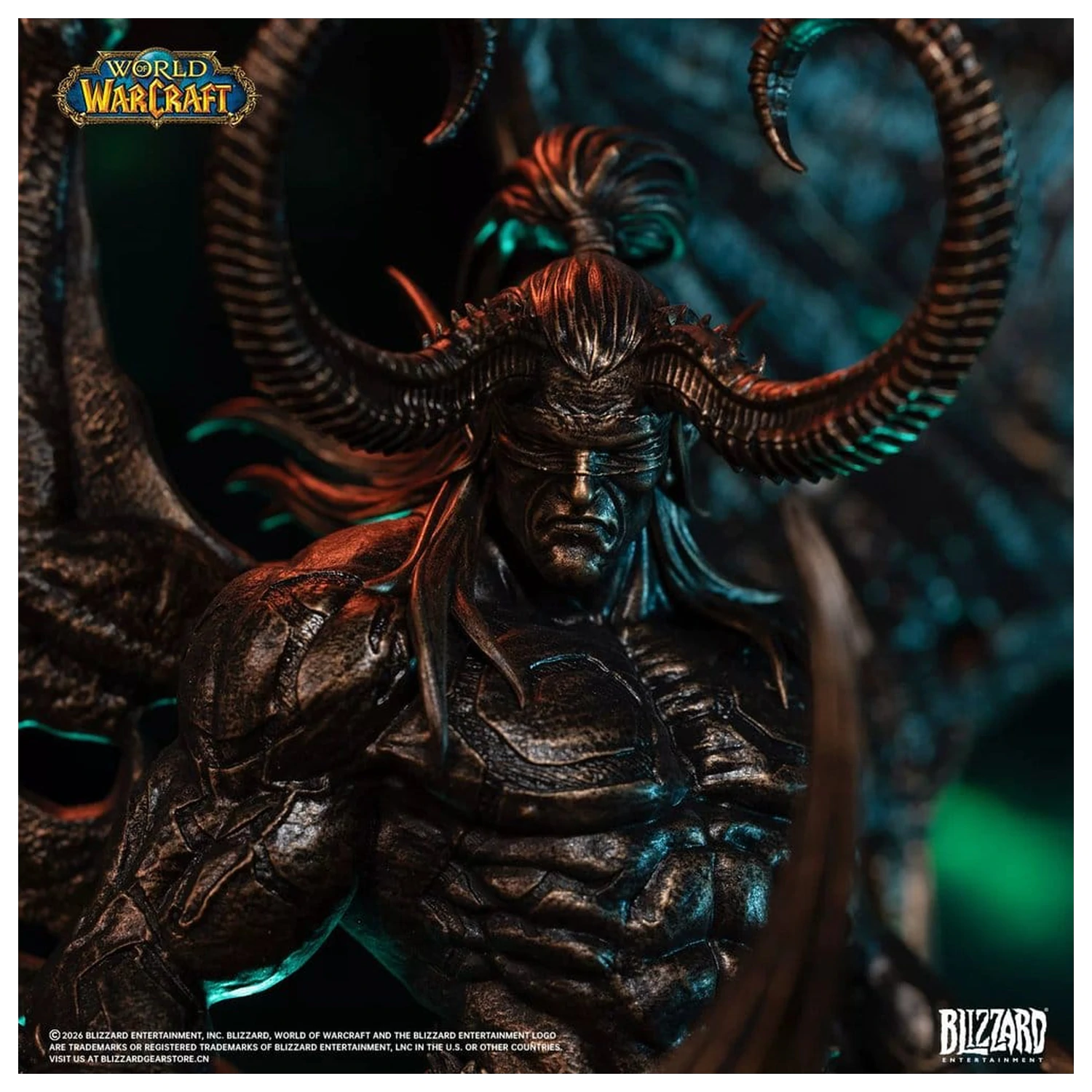 World of Warcraft 1/10 mierky socha Illidan Stormrage (bronzovej farby) 34 cm produktová fotografia