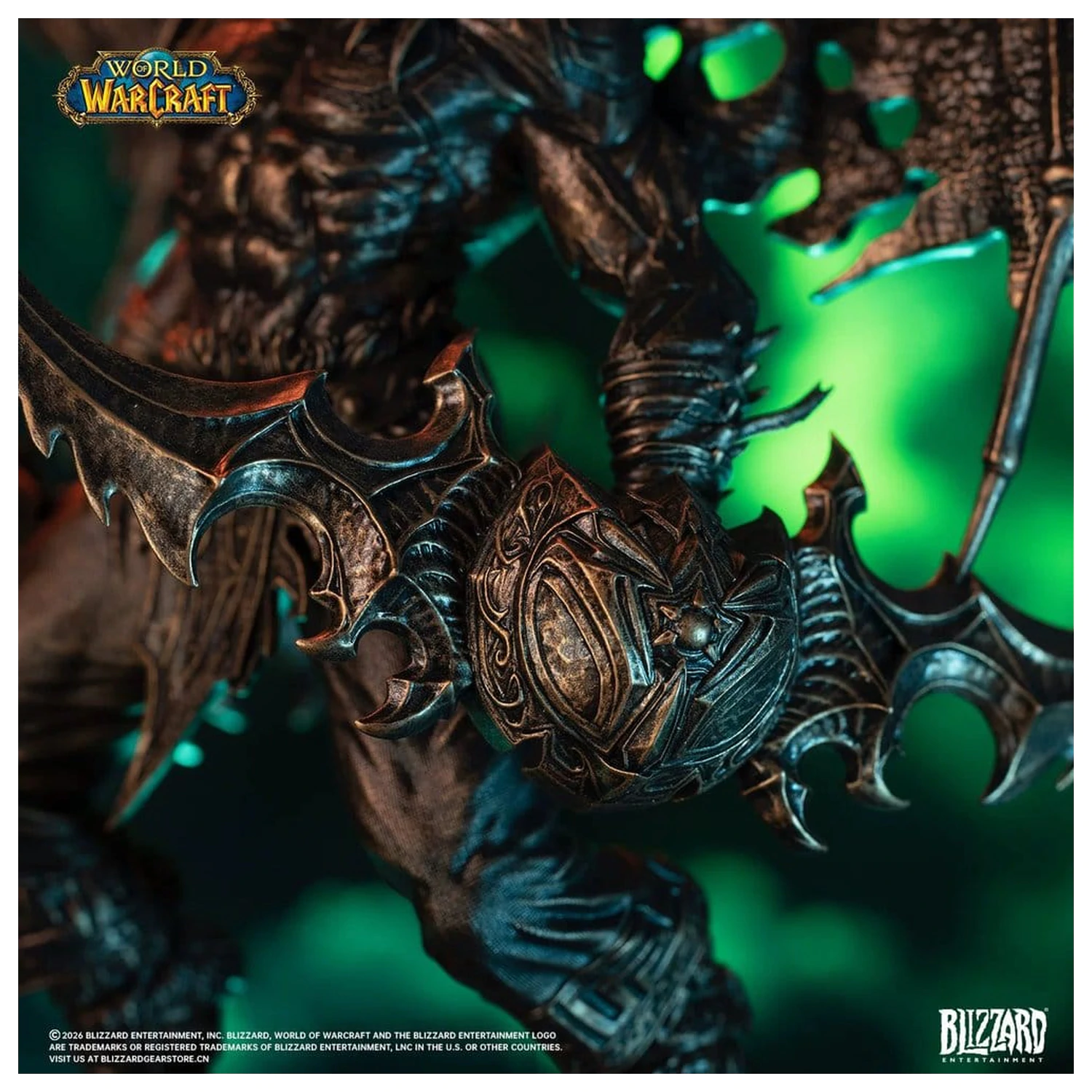 World of Warcraft 1/10 mierky socha Illidan Stormrage (bronzovej farby) 34 cm produktová fotografia