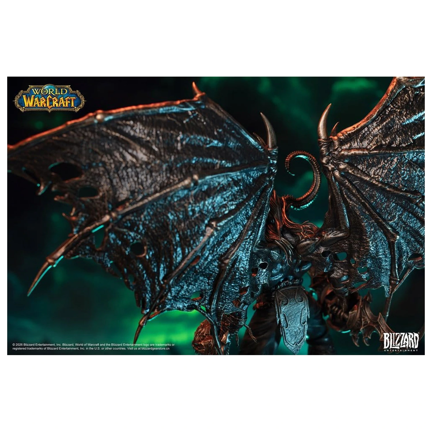 World of Warcraft 1/10 mierky socha Illidan Stormrage (bronzovej farby) 34 cm produktová fotografia