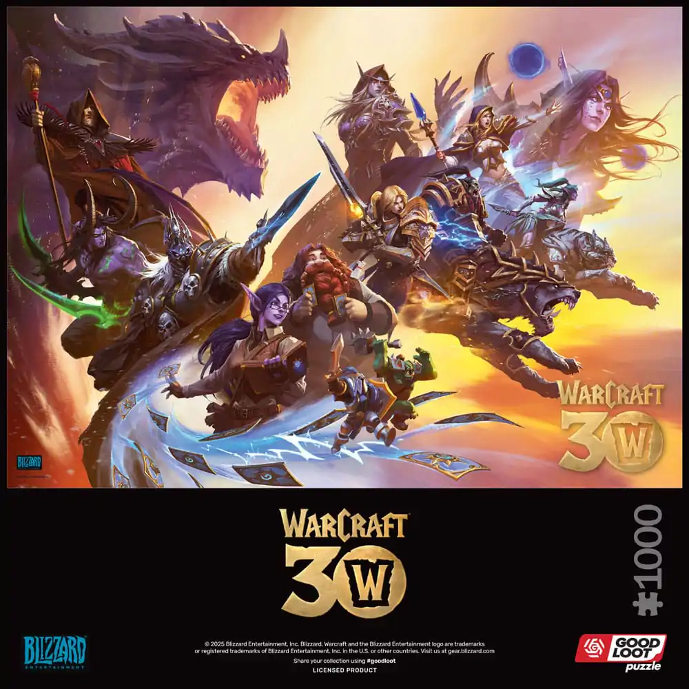 World of Warcraft Puzzle 30. výročie (1000 kúskov) produktová fotografia