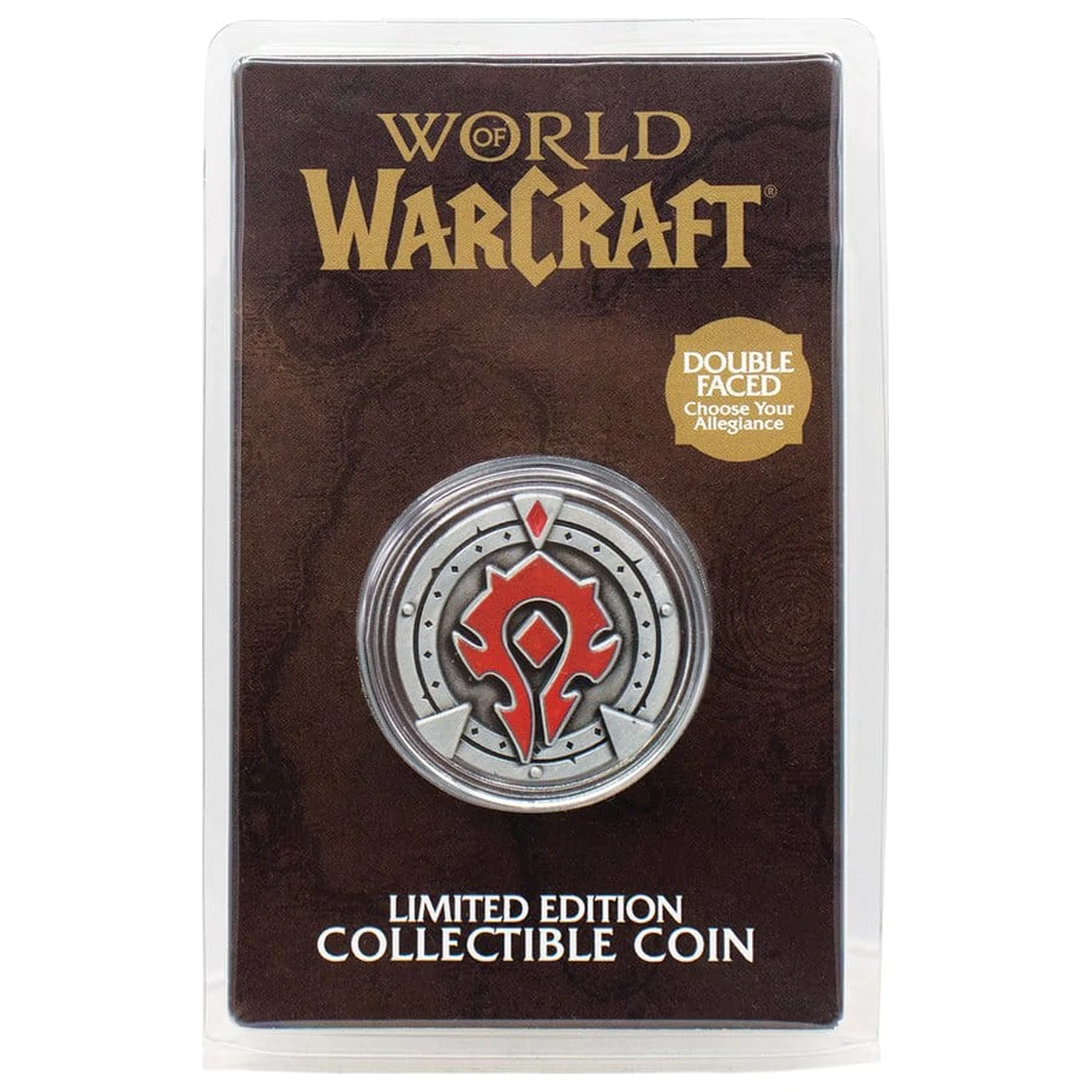 World of Warcraft zberateľská minca Faction limitovaná edícia produktová fotografia