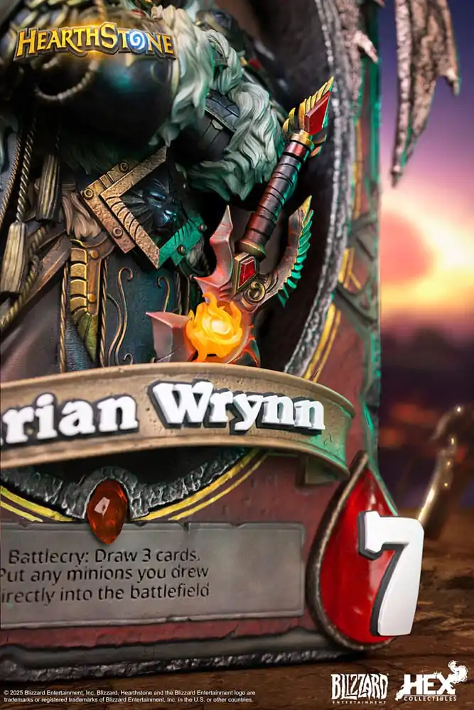 Hearthstone 3D Umelecká Zarámovaná Socha Varian Wrynn 31 cm produktová fotografia