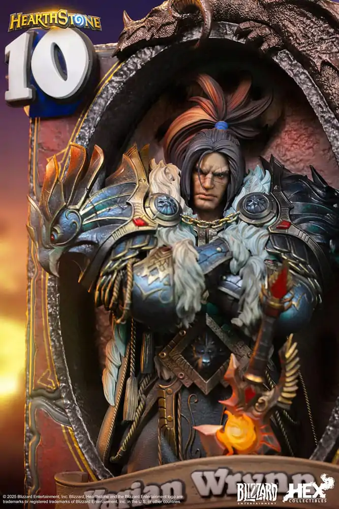 Hearthstone 3D Umelecká Zarámovaná Socha Varian Wrynn 31 cm produktová fotografia