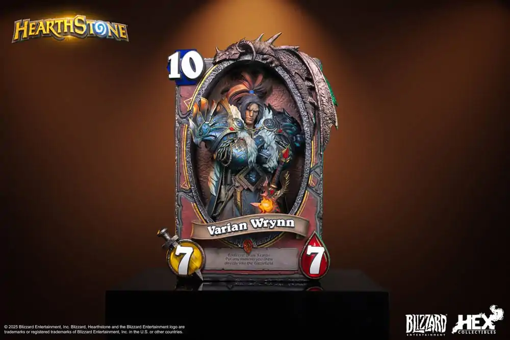 Hearthstone 3D Umelecká Zarámovaná Socha Varian Wrynn 31 cm produktová fotografia