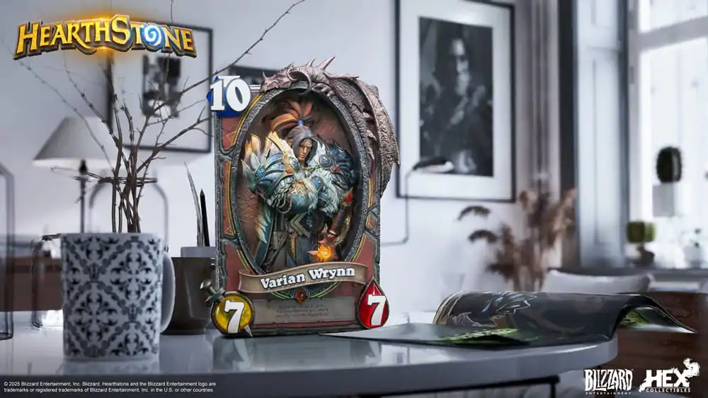Hearthstone 3D Umelecká Zarámovaná Socha Varian Wrynn 31 cm produktová fotografia