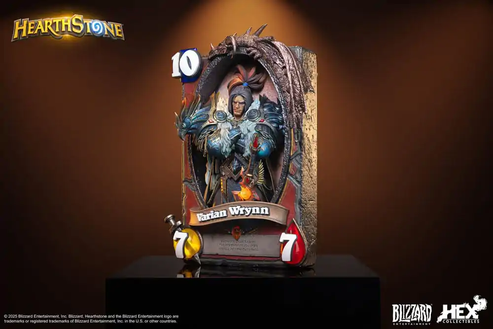 Hearthstone 3D Umelecká Zarámovaná Socha Varian Wrynn 31 cm produktová fotografia
