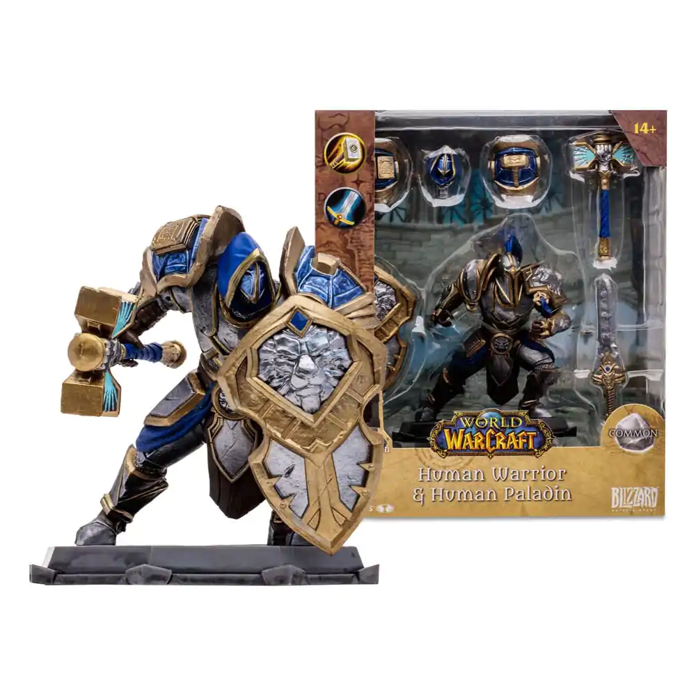 World of Warcraft Akčná figúrka Human: Paladin / Warrior 15 cm produktová fotografia