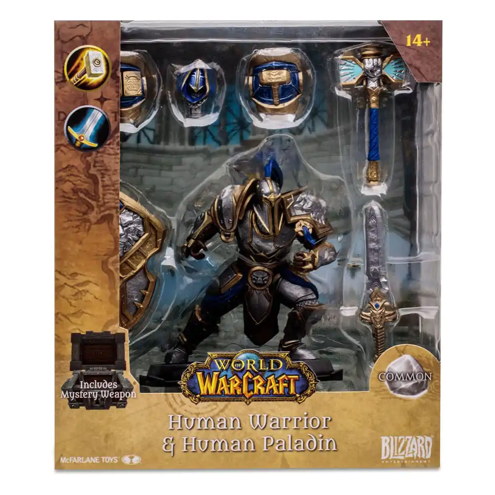 World of Warcraft Akčná figúrka Human: Paladin / Warrior 15 cm produktová fotografia