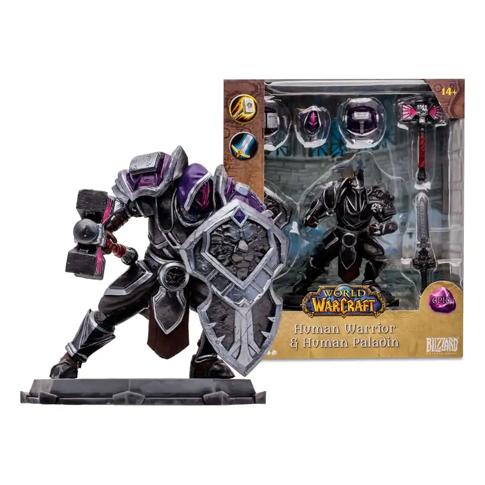 World of Warcraft Akčná figúrka Ľudský Paladin Warrior (Epic) 15 cm produktová fotografia