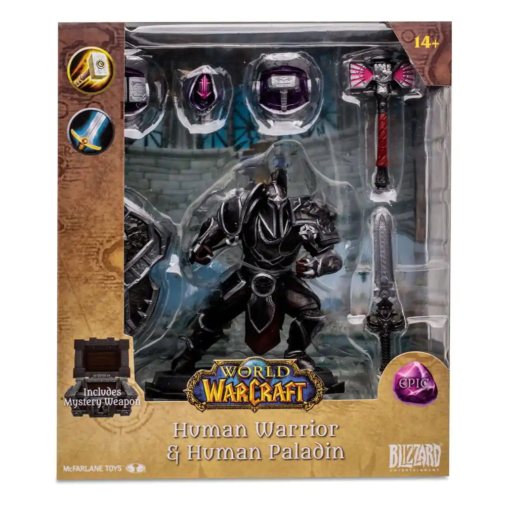 World of Warcraft Akčná figúrka Ľudský Paladin Warrior (Epic) 15 cm produktová fotografia