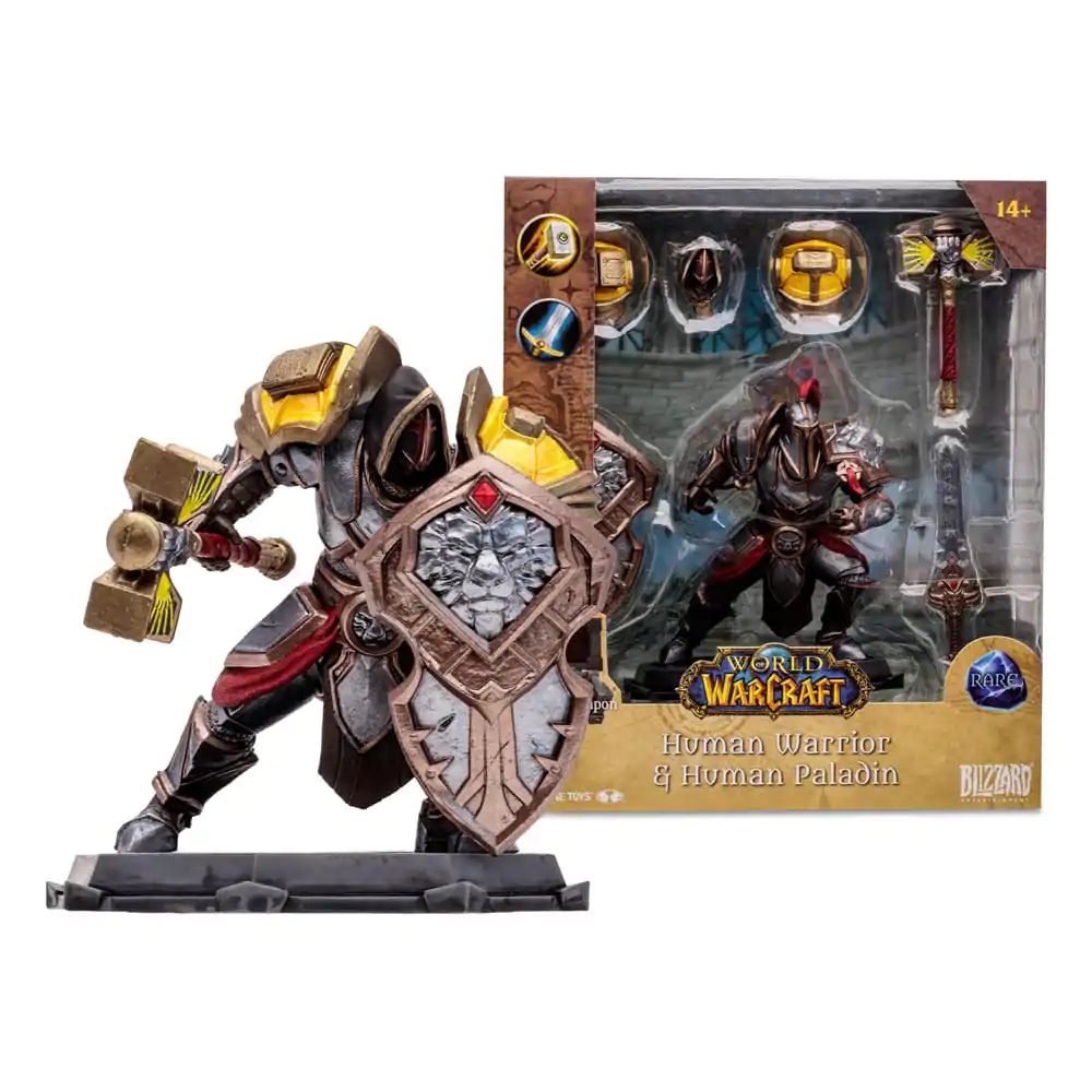 World of Warcraft akčná figúrka Human Paladin Warrior (Rare) 15 cm produktová fotografia