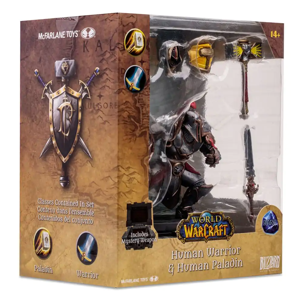World of Warcraft akčná figúrka Human Paladin Warrior (Rare) 15 cm produktová fotografia