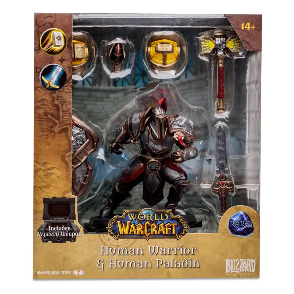 World of Warcraft akčná figúrka Human Paladin Warrior (Rare) 15 cm produktová fotografia