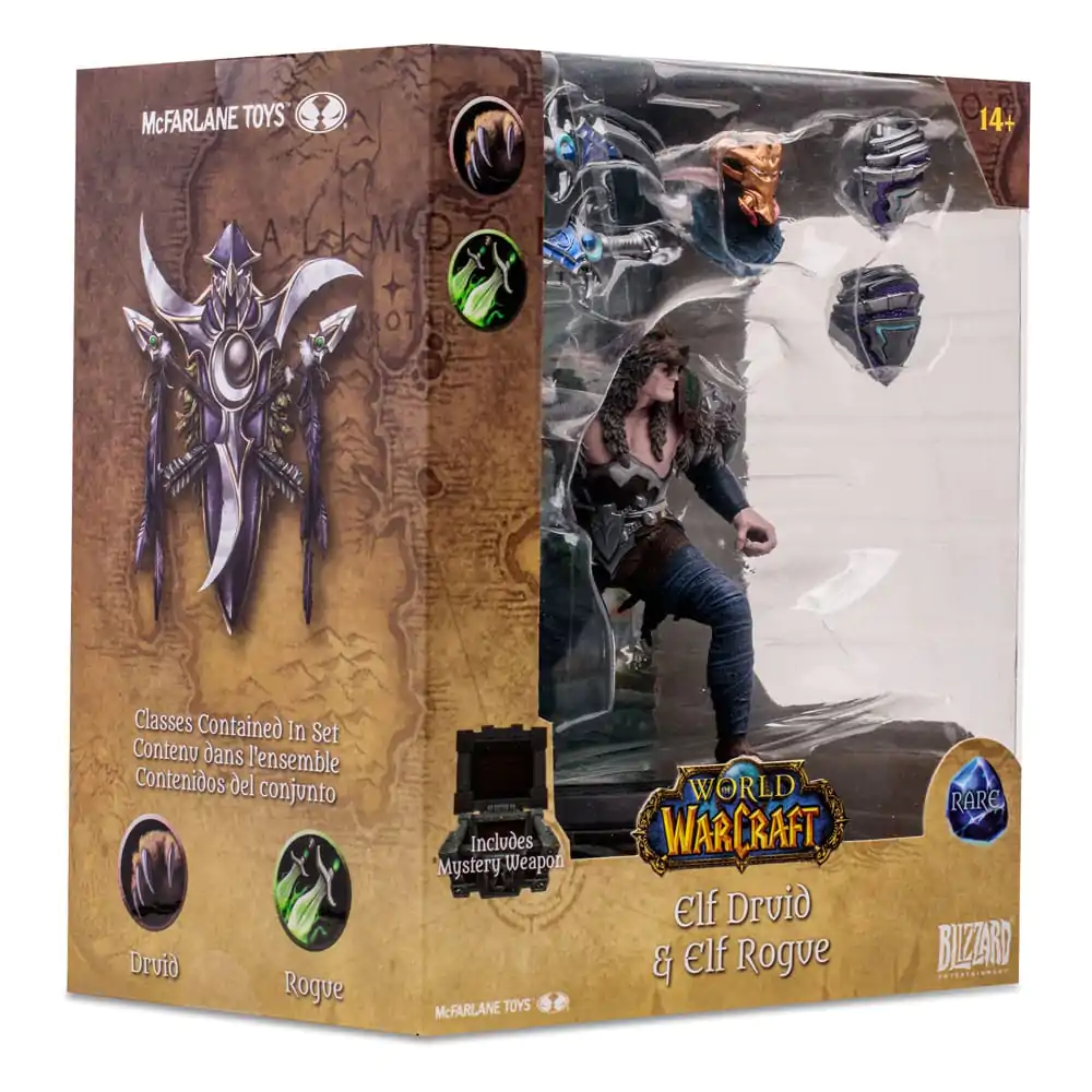 World of Warcraft Akčná figúrka Night Elf Druid Rogue (Rare) 15 cm produktová fotografia