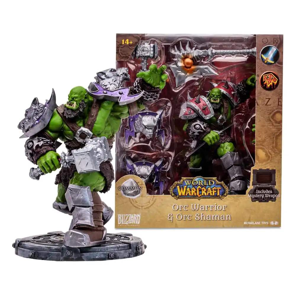 World of Warcraft Akčná Figúrka Orc: Shaman / Warrior 15 cm produktová fotografia