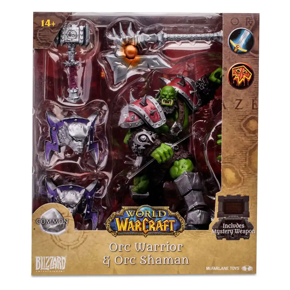 World of Warcraft Akčná Figúrka Orc: Shaman / Warrior 15 cm produktová fotografia