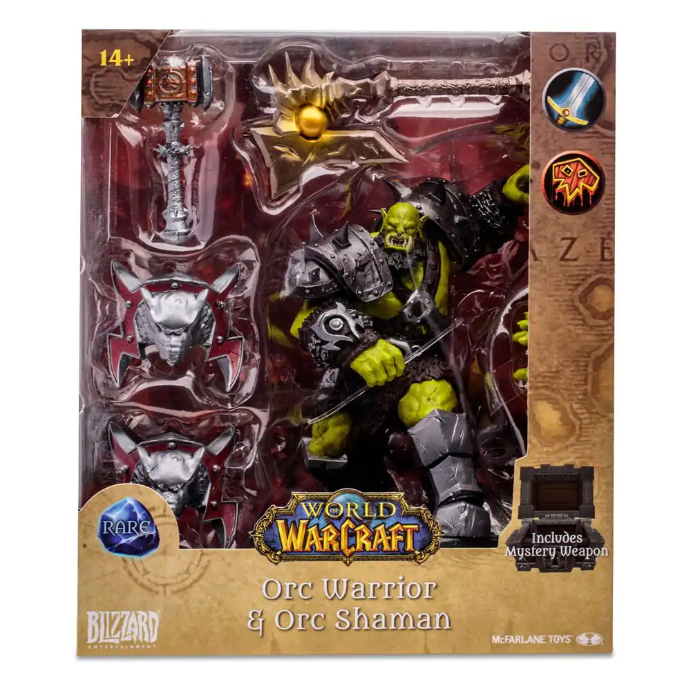World of Warcraft akčná figúrka Orc Shaman Warrior (Rare) 15 cm produktová fotografia