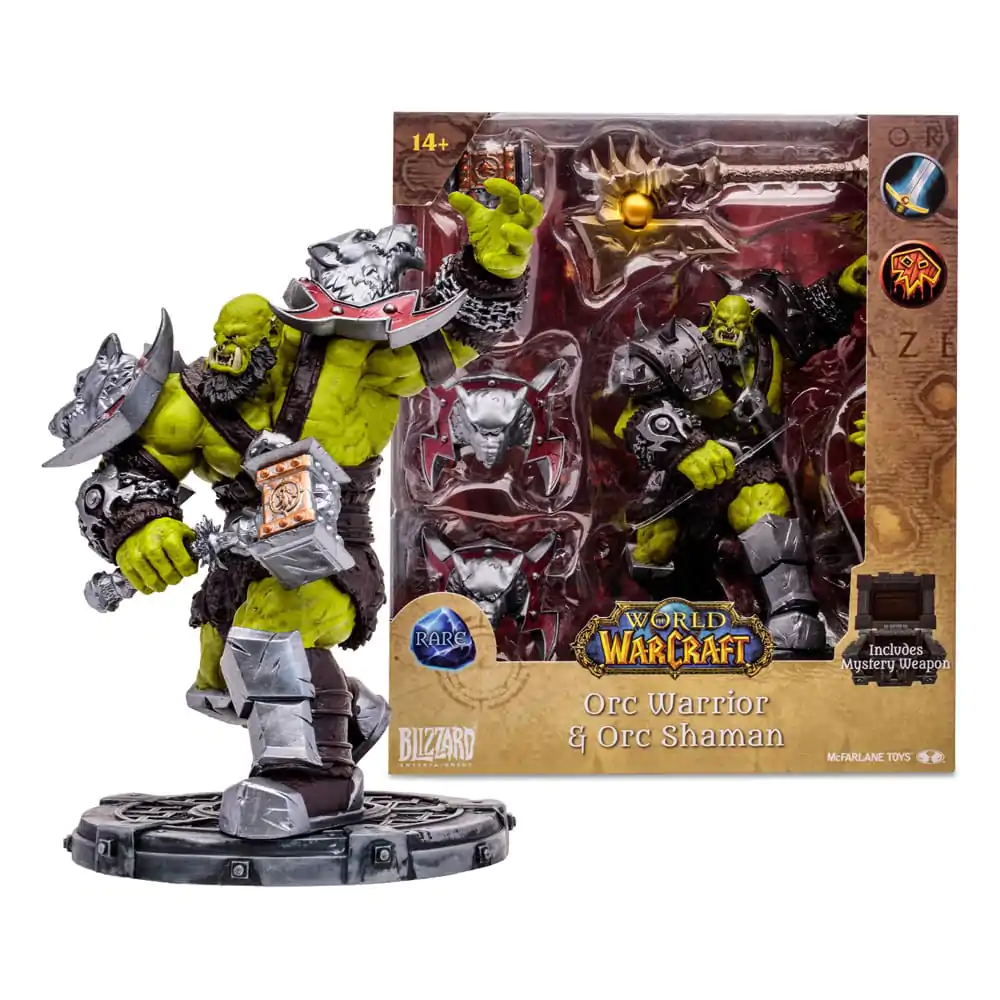 World of Warcraft akčná figúrka Orc Shaman Warrior (Rare) 15 cm produktová fotografia