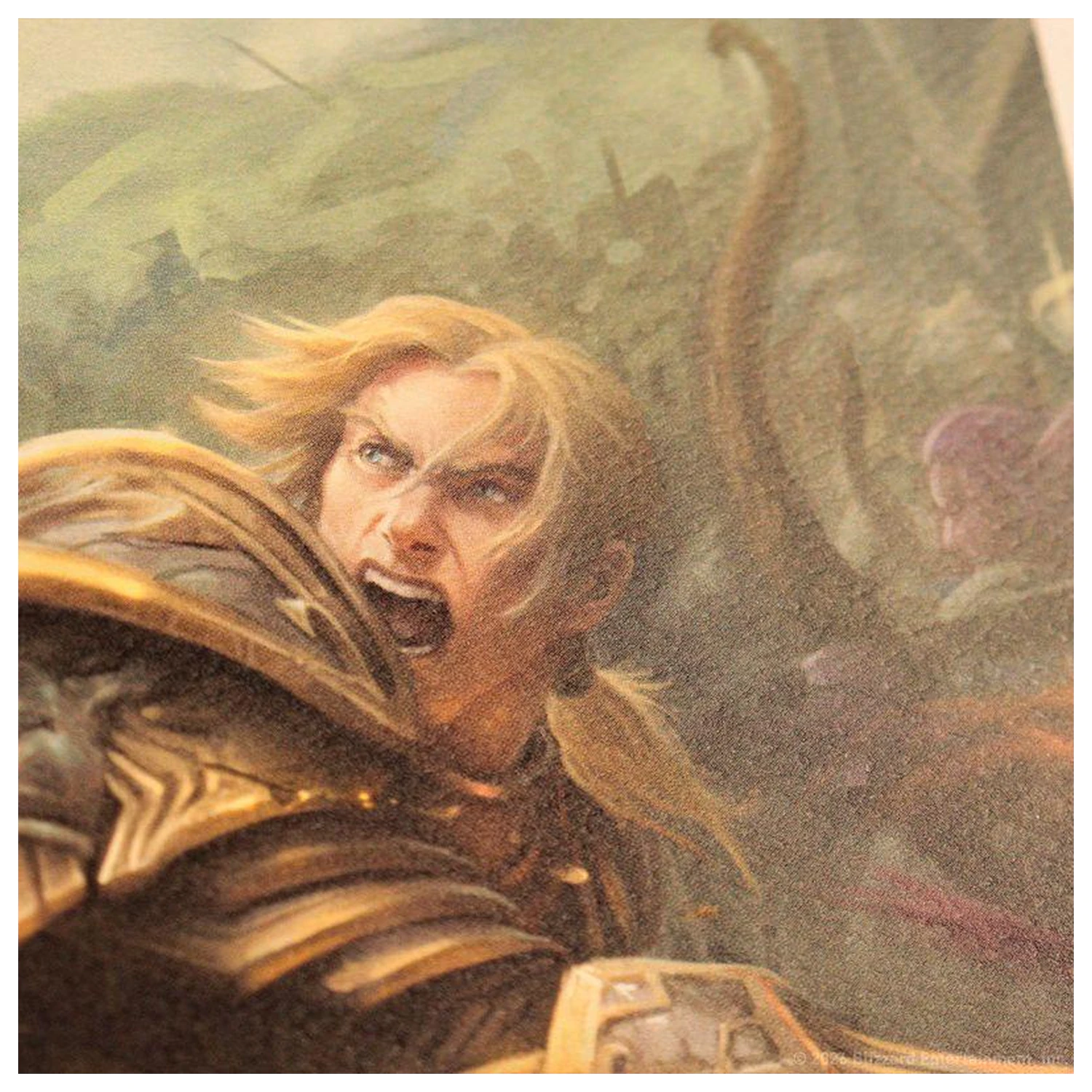 World of Warcraft Sylvanas vs Anduin Umelecká potlač Limitovaná edícia produktová fotografia