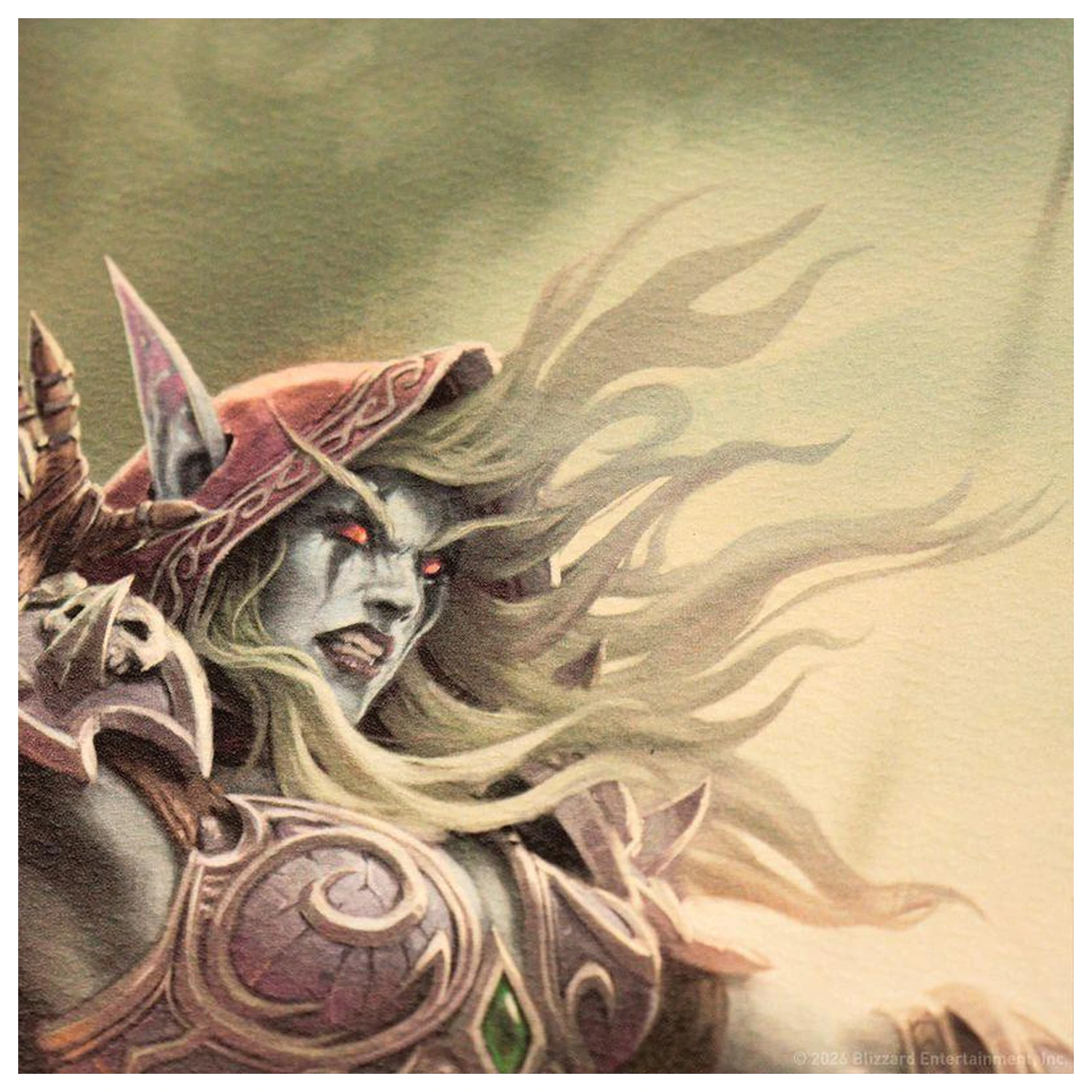 World of Warcraft Sylvanas vs Anduin Umelecká potlač Limitovaná edícia produktová fotografia