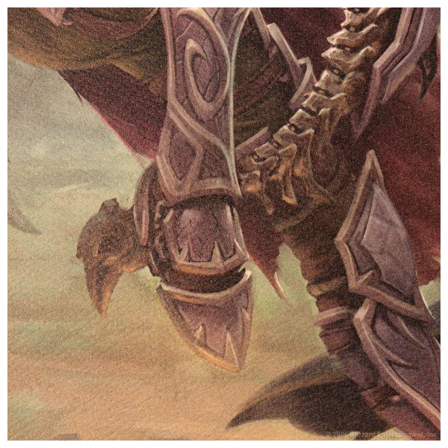 World of Warcraft Sylvanas vs Anduin Umelecká potlač Limitovaná edícia produktová fotografia