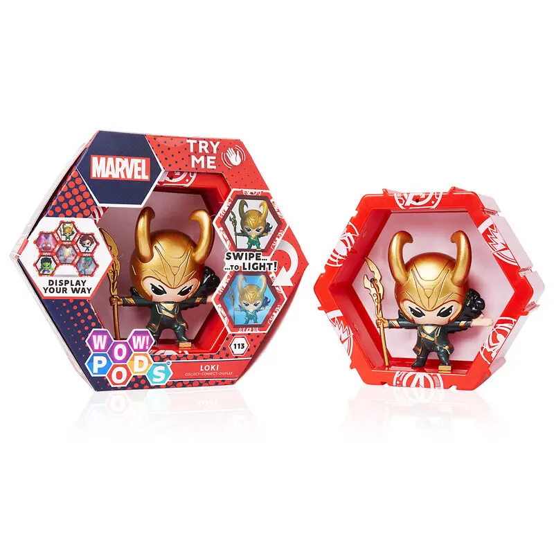 WOW! POD Marvel Loki led figúrka 19 cm termékfotó