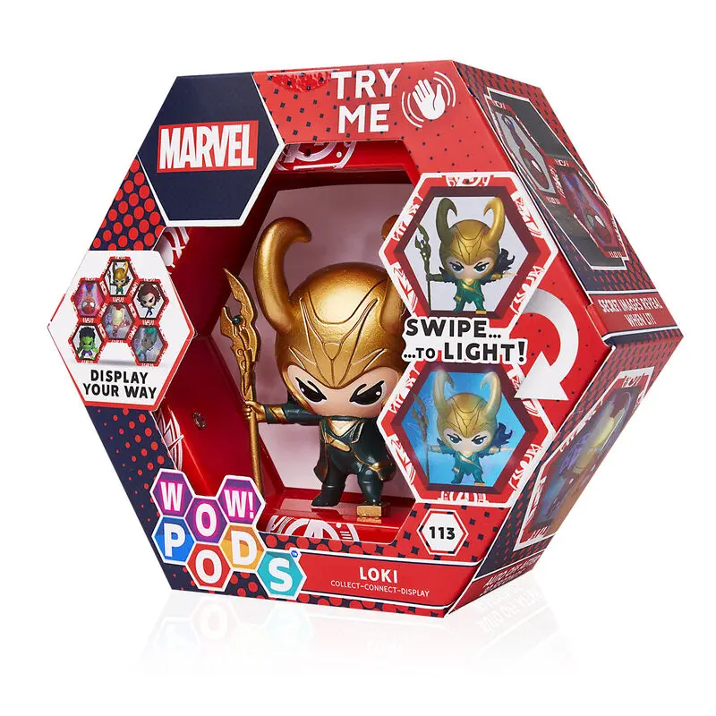 WOW! POD Marvel Loki led figúrka 19 cm termékfotó