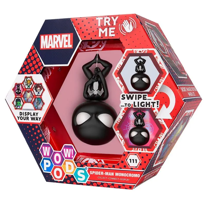 WOW! POD Marvel Spiderman Monochrome LED figúrka produktová fotografia