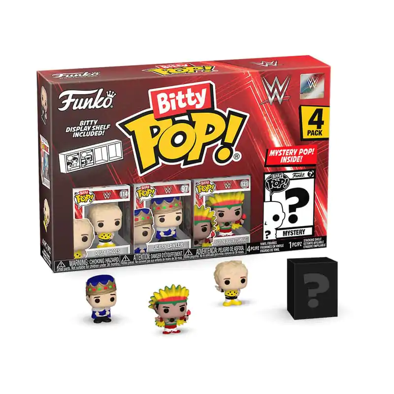 WWE Bitty Funko POP! Vinylová figúrka 4-balenie Dusty Rhodes 2,5 cm produktová fotografia