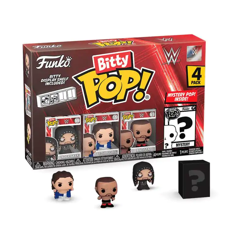 WWE Bitty Funko POP! Figúrka z vinylu 4-balenie The Undertaker 2,5 cm produktová fotografia