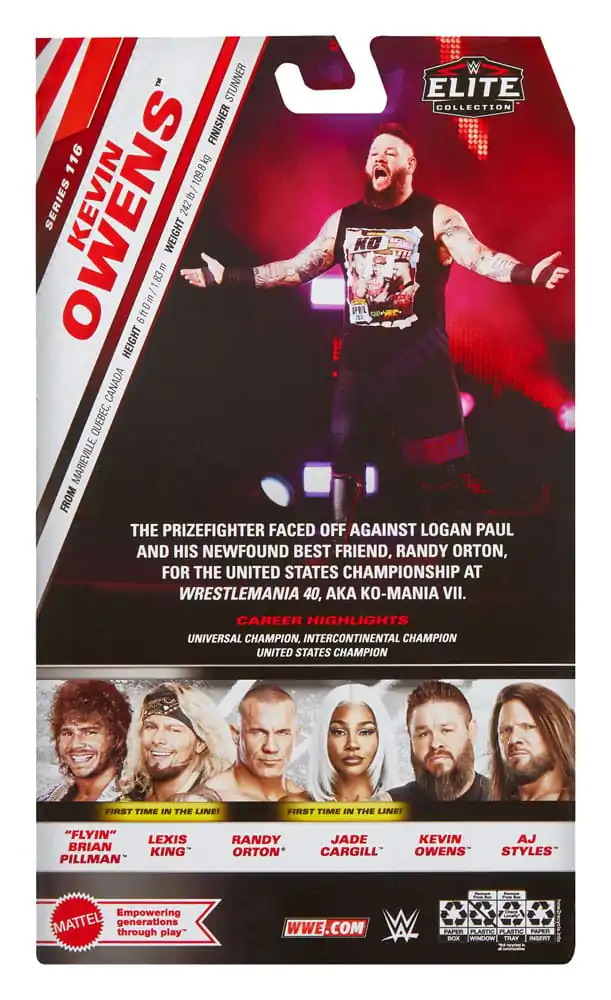 WWE Elite Collection akčná figúrka Kevin Owens 15 cm produktová fotografia
