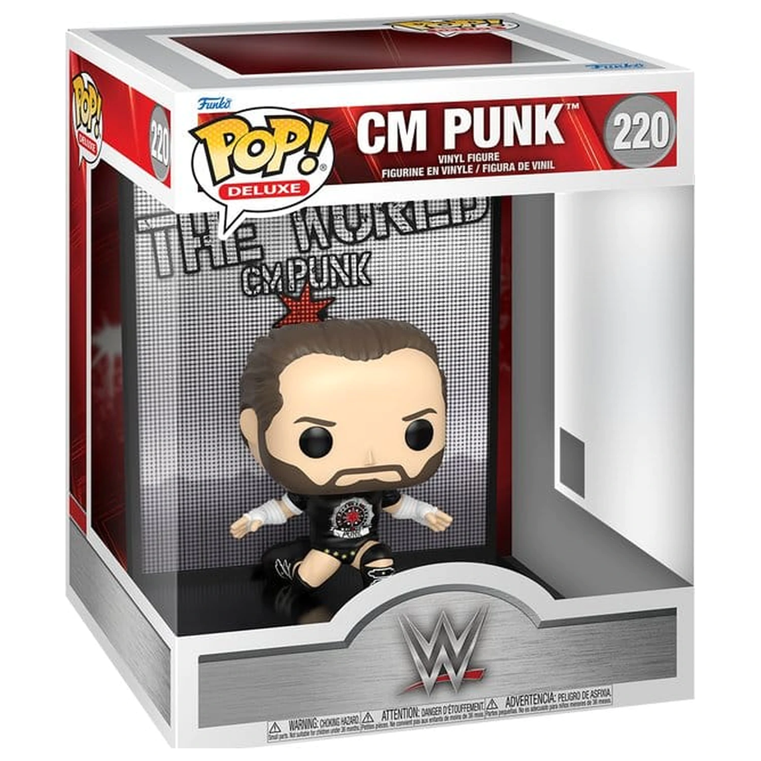 WWE Funko POP! Deluxe vinylová figúrka CM Punk 9 cm produktová fotografia