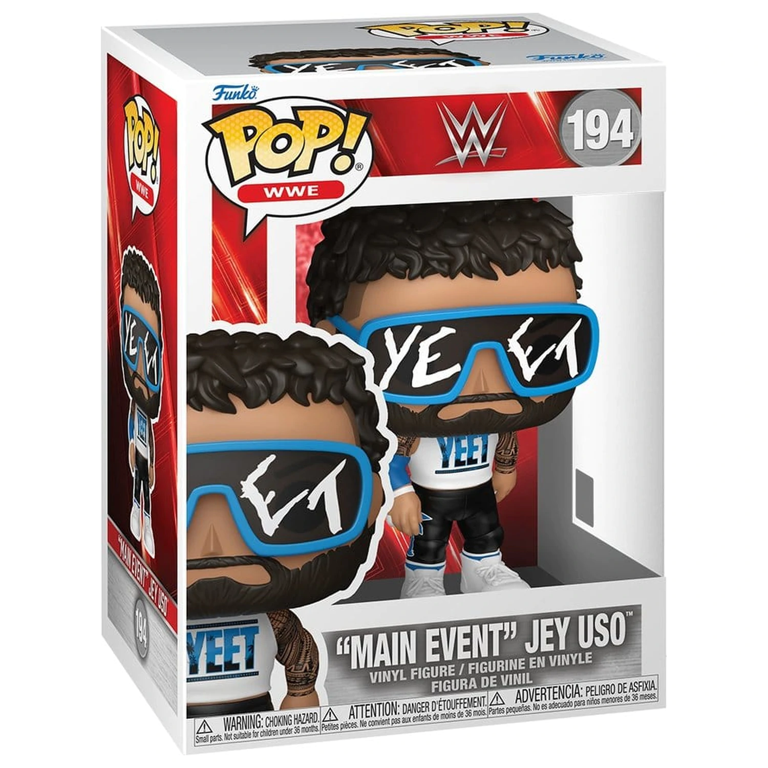 WWE Funko POP! Vinylová figúrka "Main Event" Jey Uso 9 cm produktová fotografia