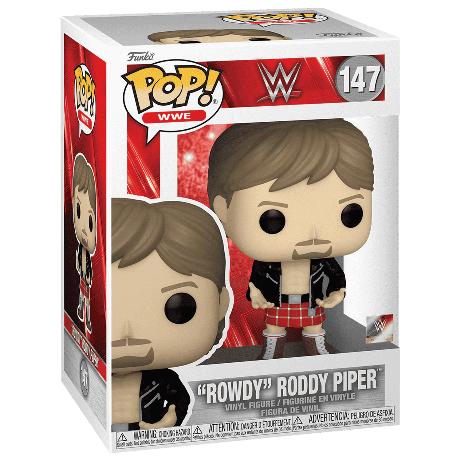 WWE Funko POP! Vinylová figúrka Rowdy Roddy Piper 9 cm produktová fotografia