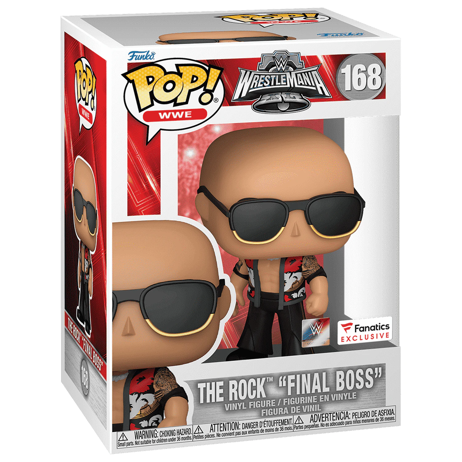 WWE Funko POP! Vinylová figúrka The Rock- Final Boss (WrestleMania 40) 9 cm produktová fotografia