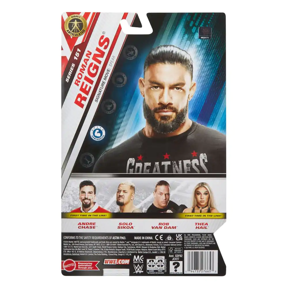 WWE Main Event Series akčná figúrka Roman Reigns 15 cm produktová fotografia