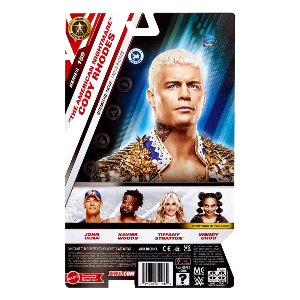 WWE Main Event Series akčná figúrka "The American Nightmare" Cody Rhodes 15 cm produktová fotografia