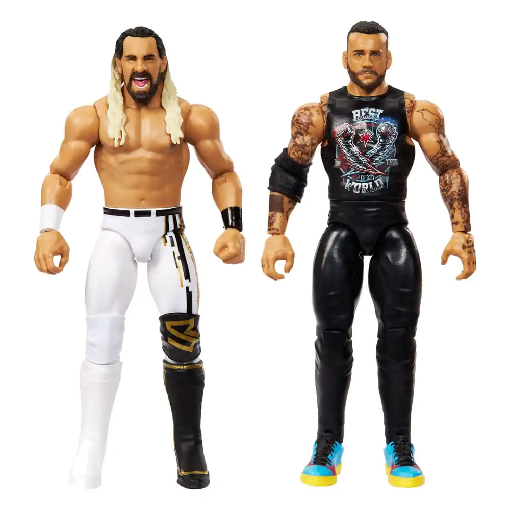 WWE Main Event Showdown akčné figúrky CM Punk vs Seth "Freakin" Rollins 2-Pack 15 cm produktová fotografia