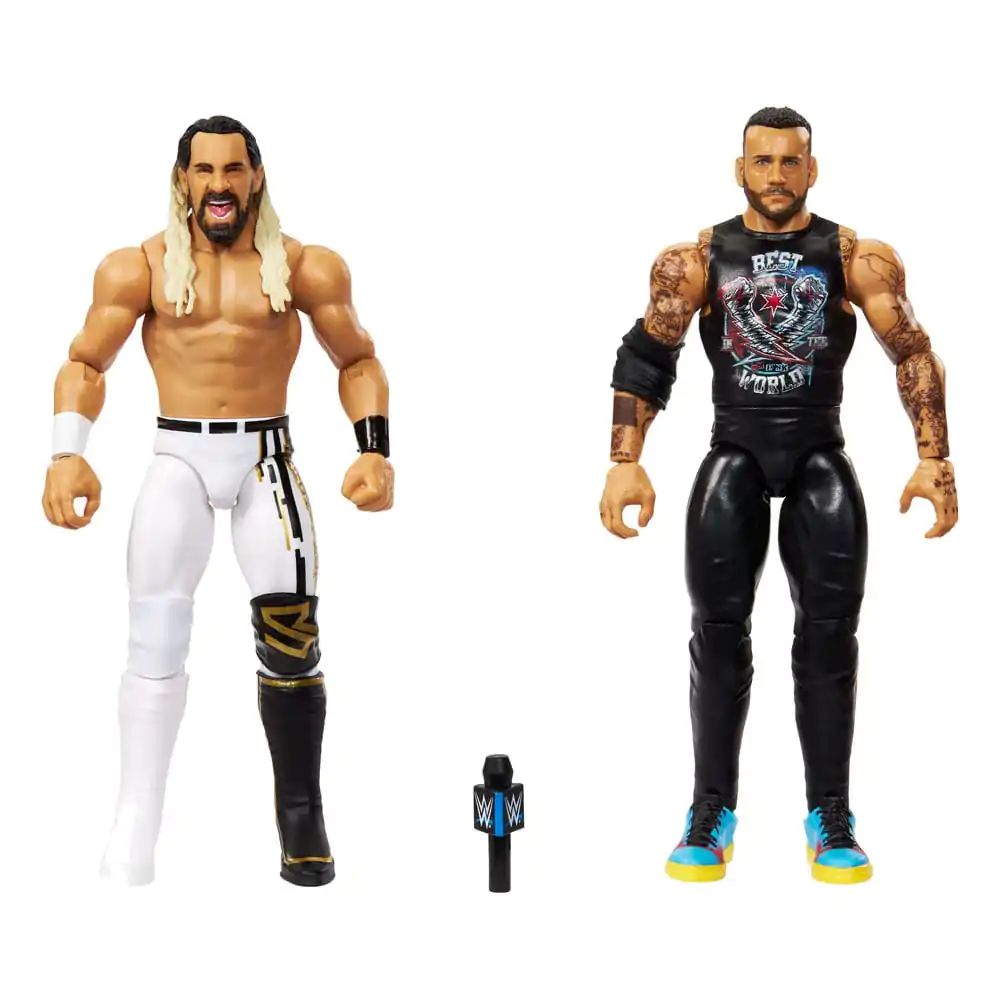 WWE Main Event Showdown akčné figúrky CM Punk vs Seth "Freakin" Rollins 2-Pack 15 cm produktová fotografia