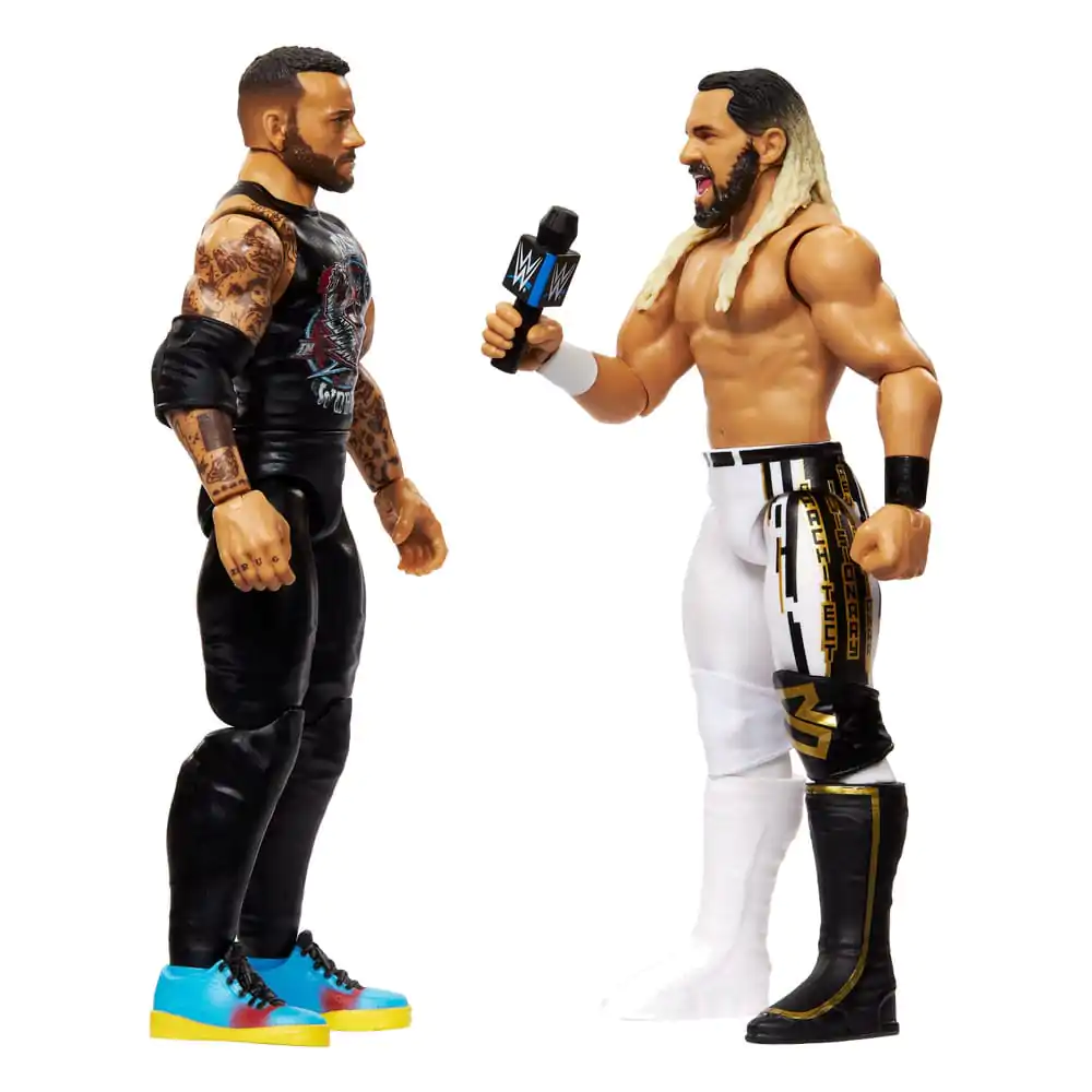 WWE Main Event Showdown akčné figúrky CM Punk vs Seth "Freakin" Rollins 2-Pack 15 cm produktová fotografia