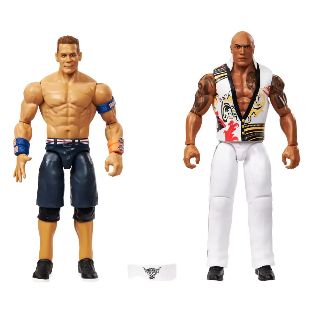 WWE Main Event Showdown akčné figúrky The Rock Final Boss vs John Cena balenie 2 kusov 15 cm produktová fotografia