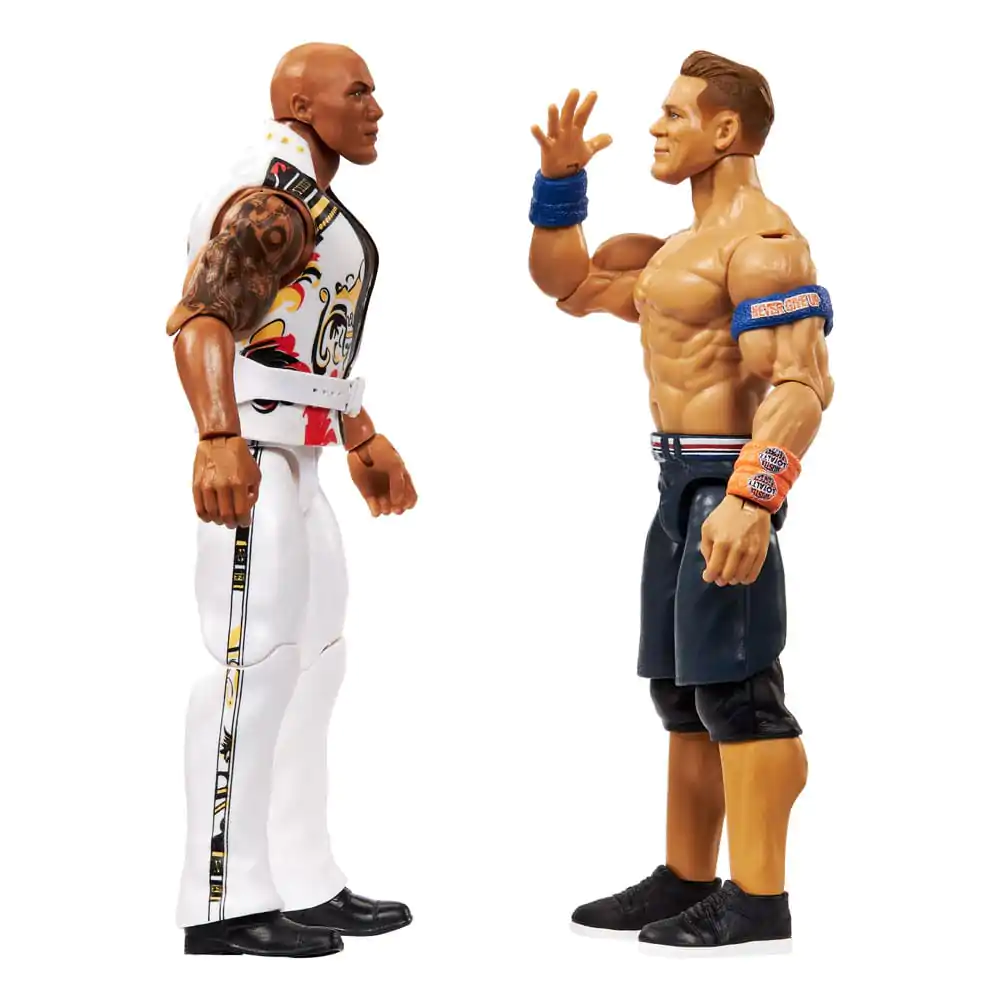 WWE Main Event Showdown akčné figúrky The Rock Final Boss vs John Cena balenie 2 kusov 15 cm produktová fotografia