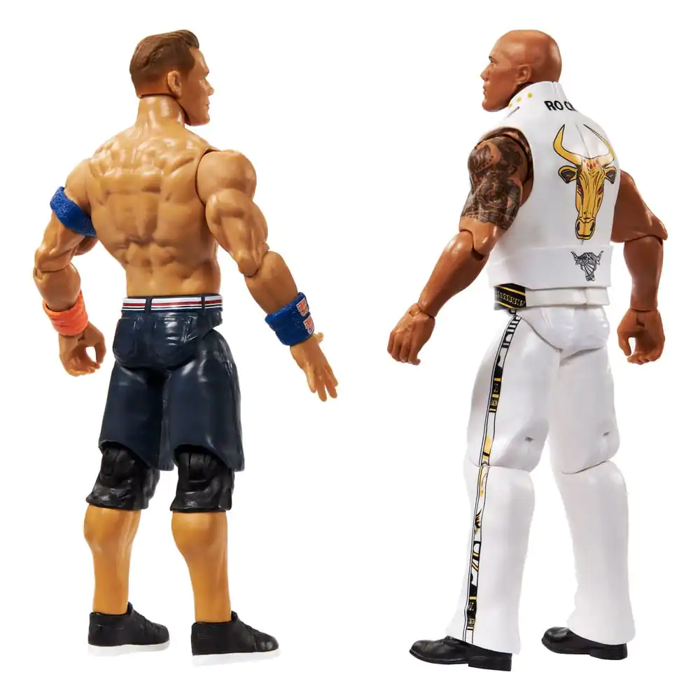 WWE Main Event Showdown akčné figúrky The Rock Final Boss vs John Cena balenie 2 kusov 15 cm produktová fotografia